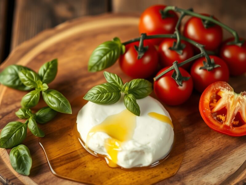 manger de la burrata enceinte