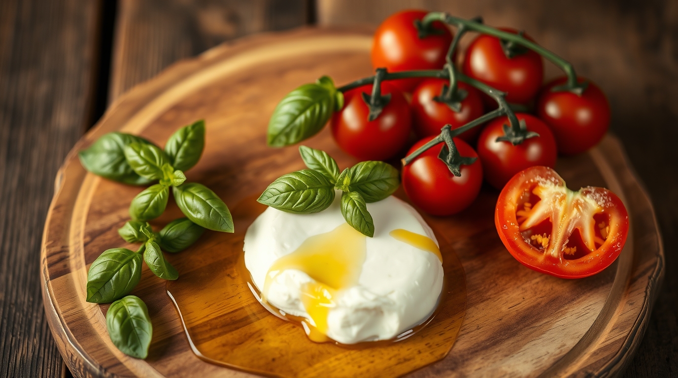 manger de la burrata enceinte