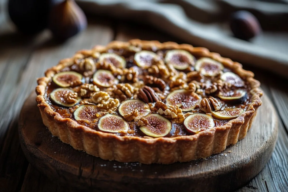 Tartes aux figues sèches et noix : Une alliance de textures