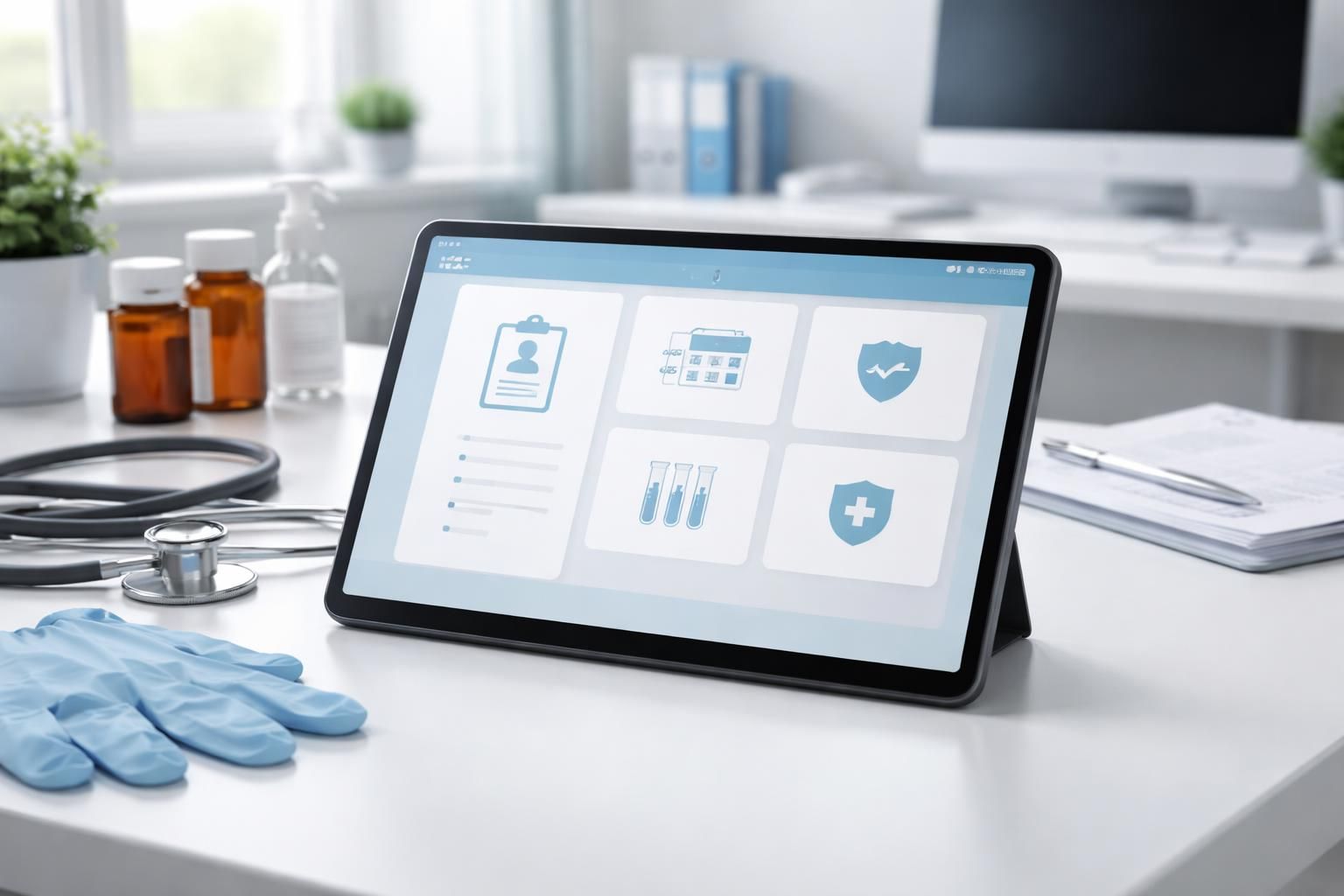 découvrez comment une tablette samsung optimise la gestion des formulaires et améliore le parcours patient dans votre cabinet médical.