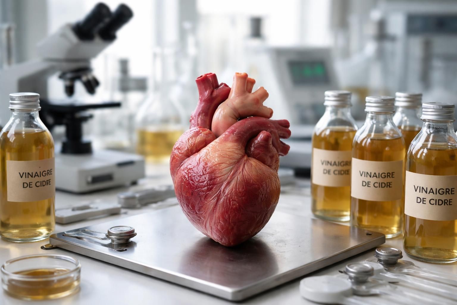 découvrez ce que la science révèle vraiment sur les effets du vinaigre de cidre sur la santé cardiaque et les risques potentiels associés.