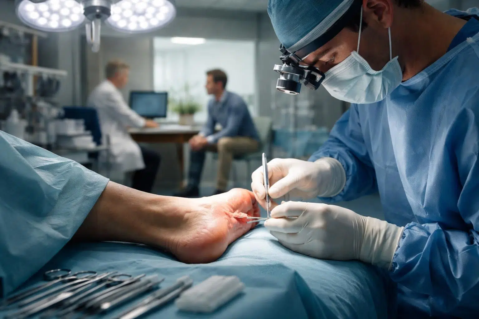 découvrez comment l'opération de l'épine calcanéenne impacte la durée de l'arrêt de travail chez les patients et les facteurs influençant leur reprise d'activité.