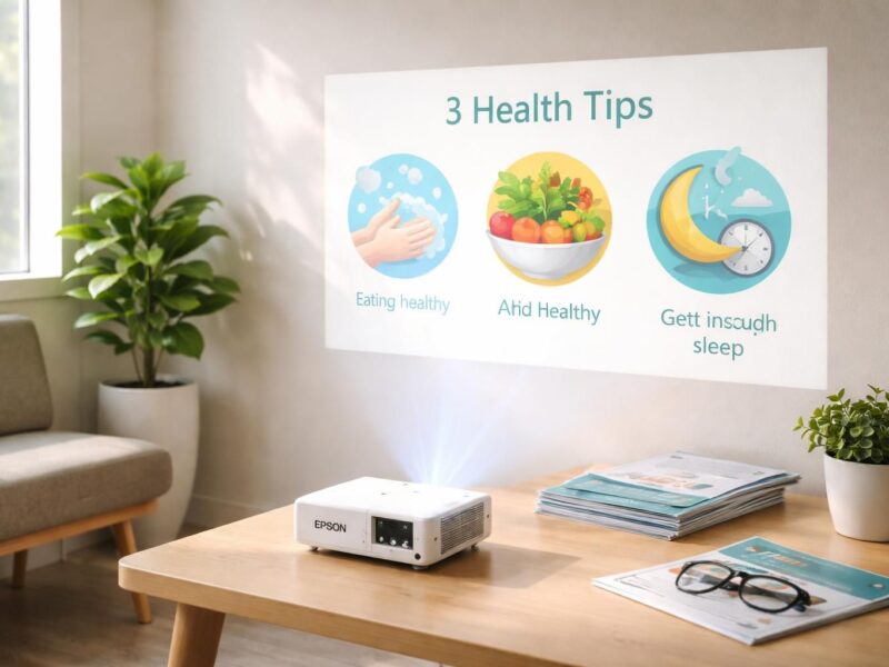découvrez comment le mini vidéoprojecteur epson permet de diffuser des messages de prévention santé efficacement dans les petits espaces, alliant technologie et visibilité optimale.