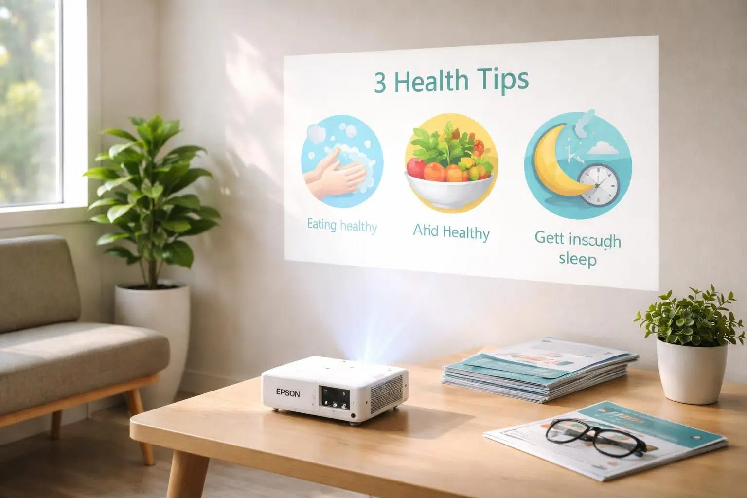 découvrez comment le mini vidéoprojecteur epson permet de diffuser des messages de prévention santé efficacement dans les petits espaces, alliant technologie et visibilité optimale.